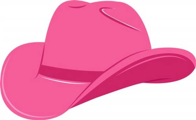 Picture of Cowgirl Hat SVG File