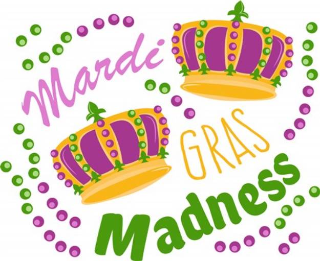 Picture of Mardi Gras Madness SVG File