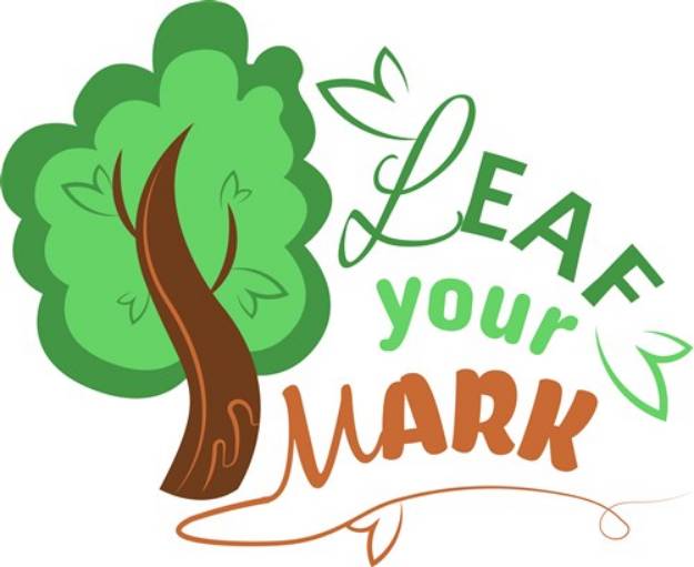 Picture of Leaf Your Mark SVG File