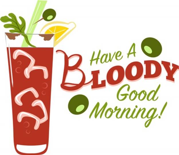 Picture of Bloody Good Morning SVG File