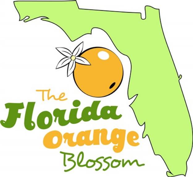 Picture of Orange Blossom SVG File