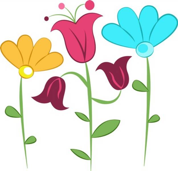 Picture of Flower Blooms SVG File