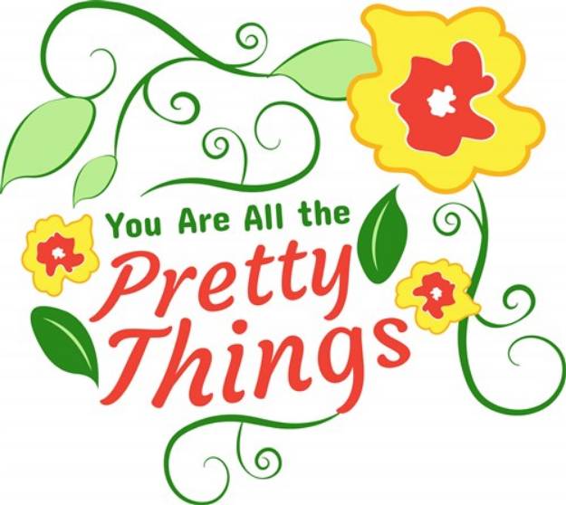 Picture of Pretty Things SVG File