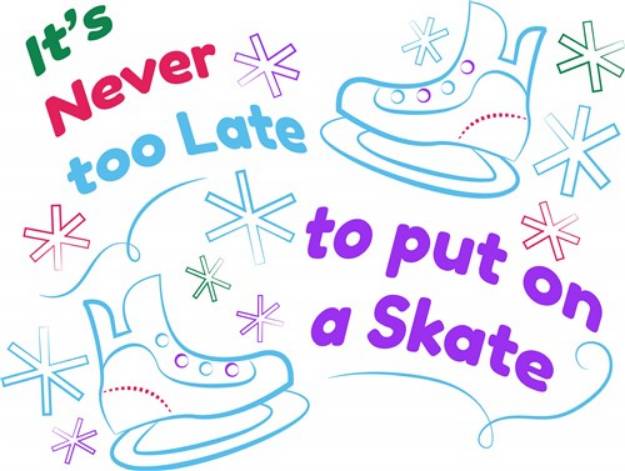 Picture of Put On A Skate SVG File