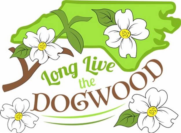 Picture of The Dogwood SVG File