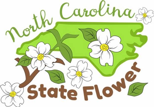 Picture of North Carolina Flower SVG File