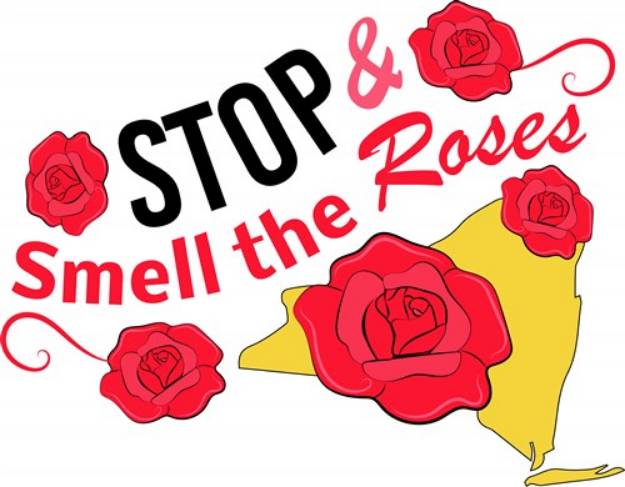 Picture of Smell The Roses SVG File