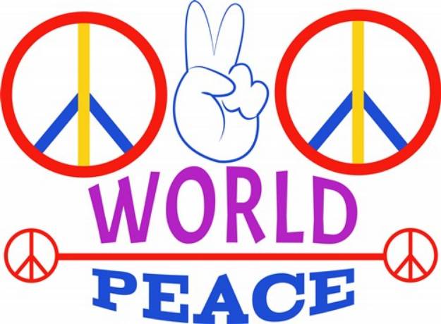 Picture of World Peace SVG File