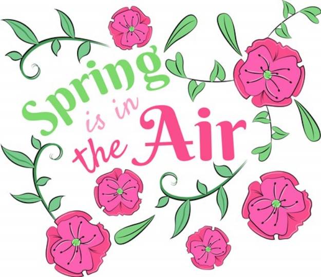 Picture of Spring In The Air SVG File