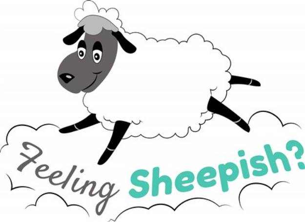Picture of Feeling Sheepish SVG File