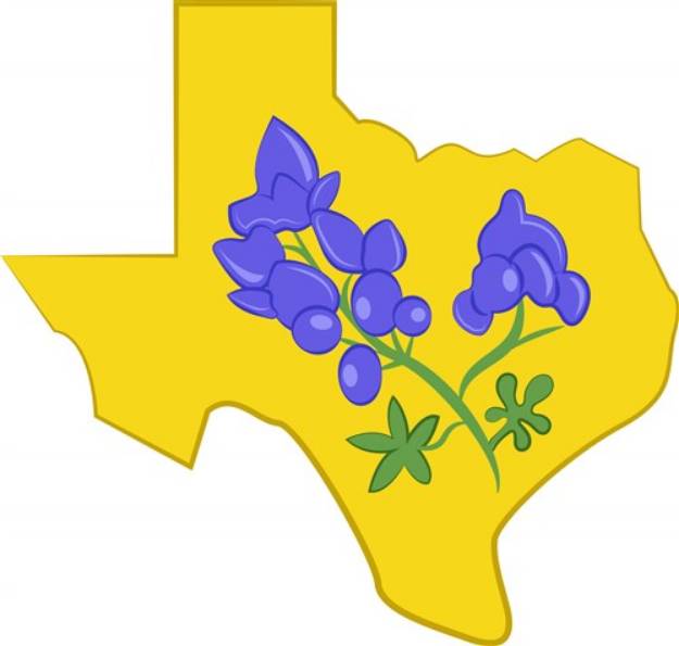 Picture of Texas Bluebonnet SVG File