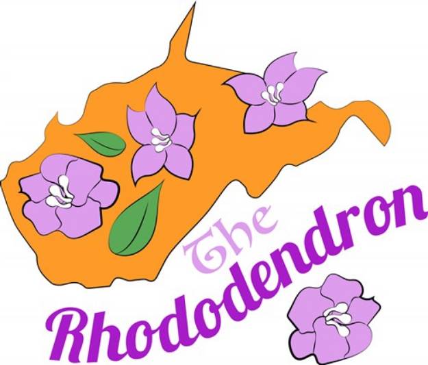Picture of The Rhododendron SVG File