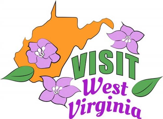 Picture of Visit West Virginia SVG File