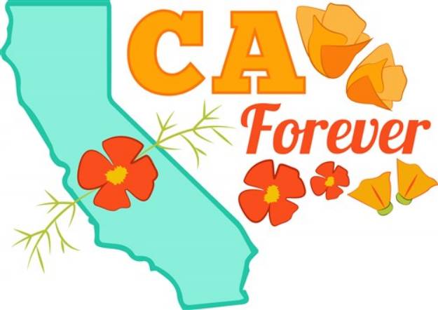 Picture of CA Forever SVG File