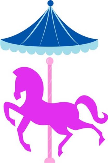 Picture of Carousel Horse SVG File