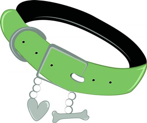 Picture of Dog Collar SVG File