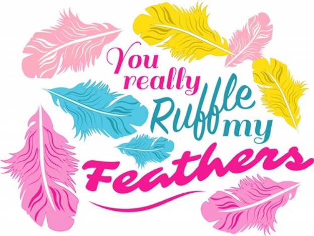Picture of Ruffle My Feathers SVG File