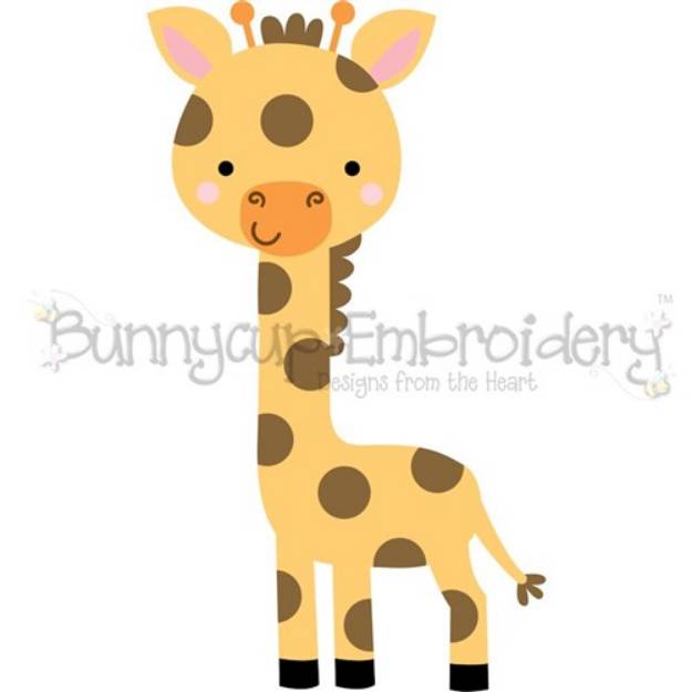 Picture of Boxy Giraffe SVG File