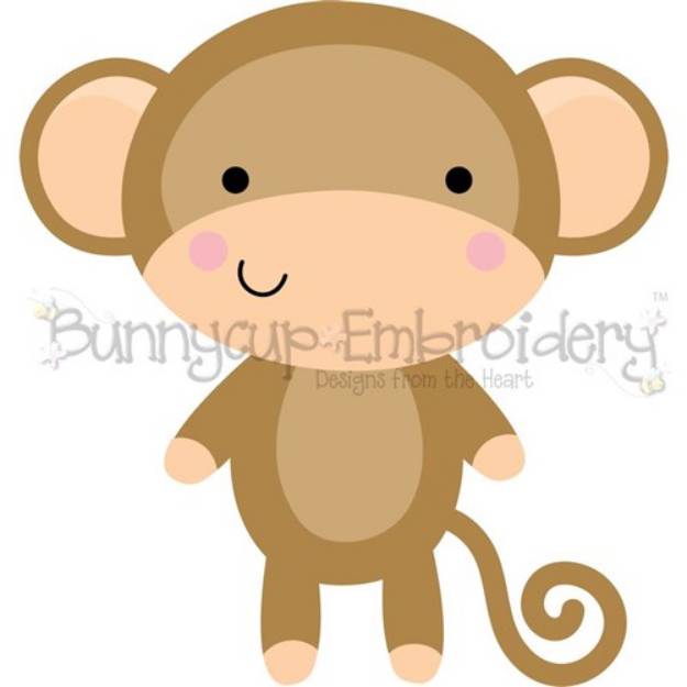 Picture of Boxy Monkey SVG File