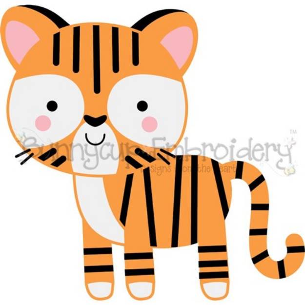 Picture of Boxy Tiger SVG File