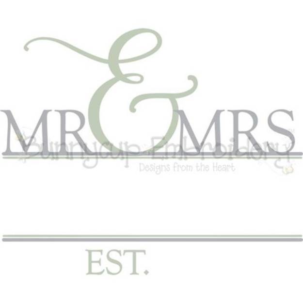 Picture of Mr And Mrs Split SVG File
