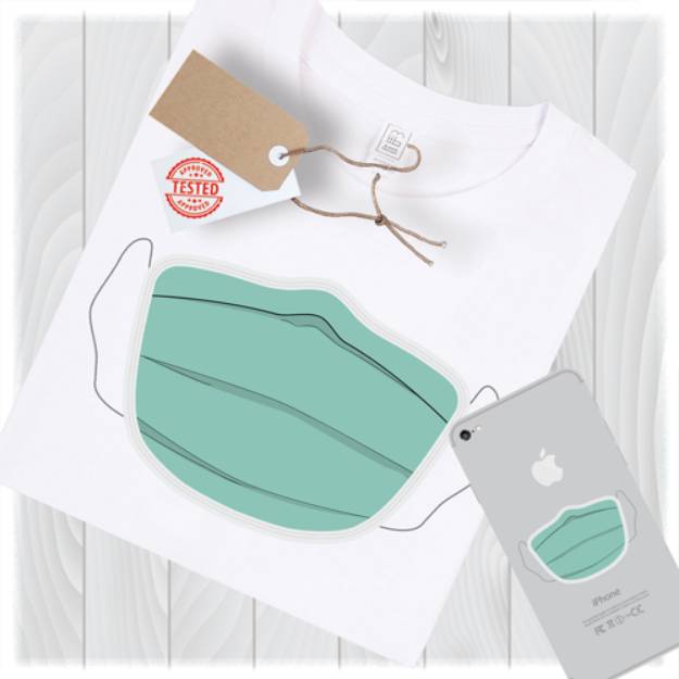 Picture of Surgical Face Mask  SVG File