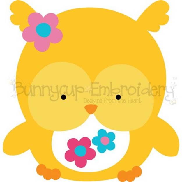 Picture of Yellow Owl SVG File