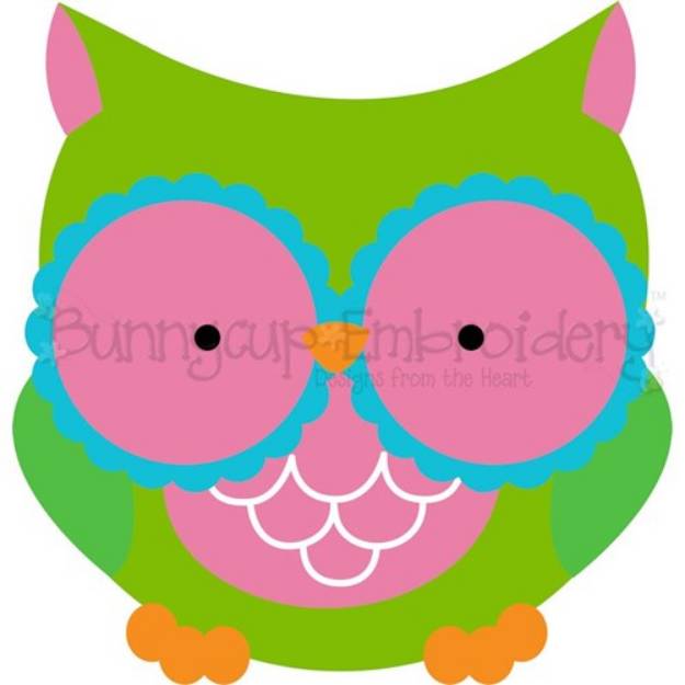 Picture of Green Owl SVG File