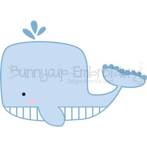 Picture of Boxy Whale SVG File