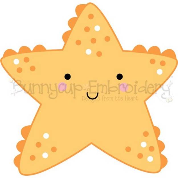 Picture of Boxy Starfish SVG File