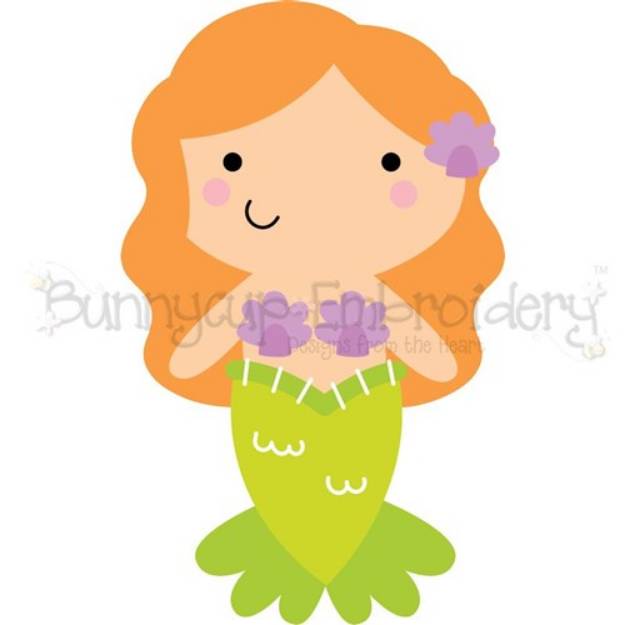 Picture of Boxy Mermaid SVG File