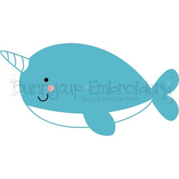 Picture of Boxy Narwhal SVG File