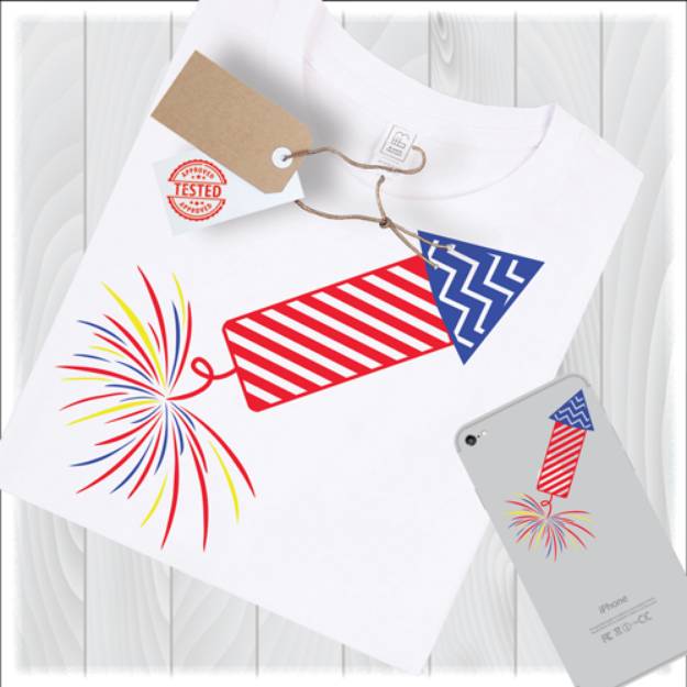Picture of 4th Of July Firecracker SVG File