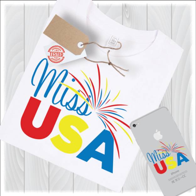 Picture of Miss USA SVG File