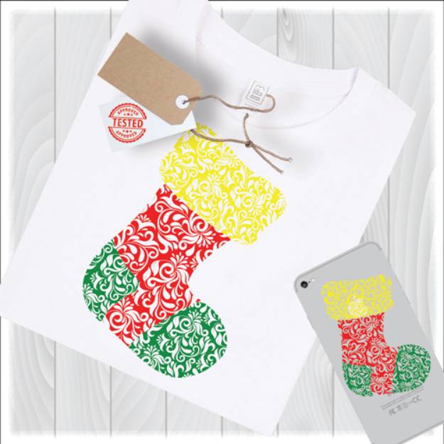 Picture of Christmas Stocking SVG File