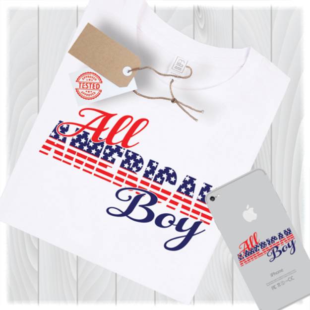 Picture of All American Boy SVG File
