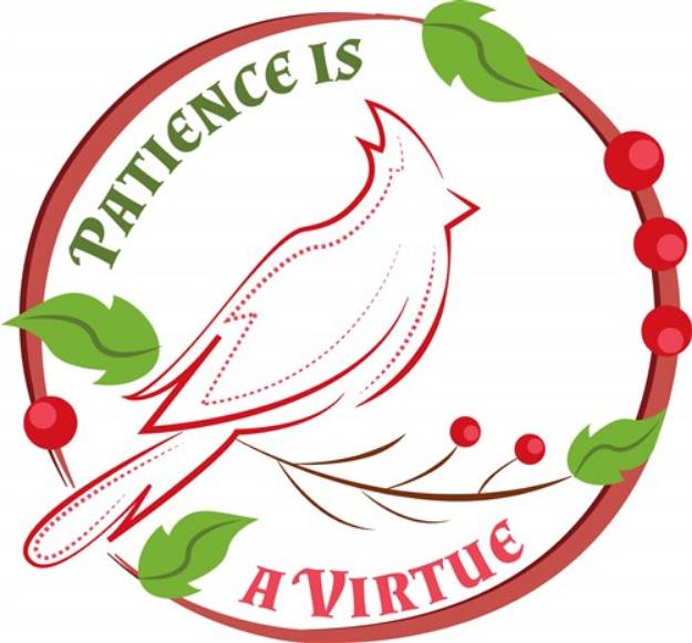 Picture of Patience Is Virtue SVG File