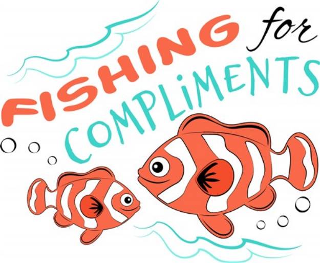 Picture of Fishing For Compliments SVG File
