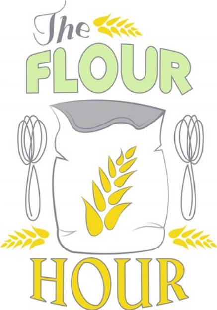 Picture of The Flour Hour SVG File