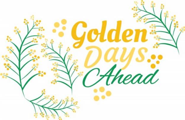 Picture of Golden Days Ahead SVG File