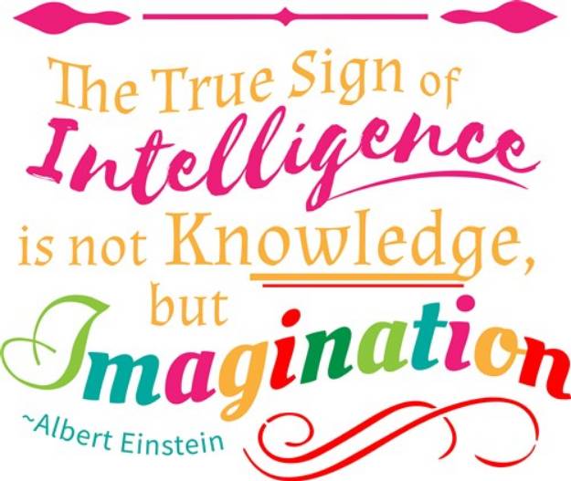 Picture of Imagination Einstein Quote SVG File