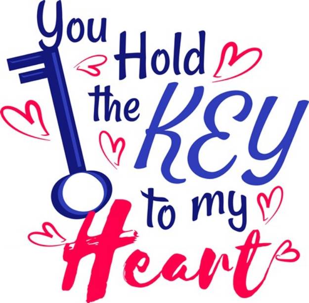 Picture of Key To My Heart SVG File
