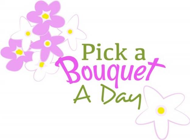 Picture of Pick A Bouquet SVG File