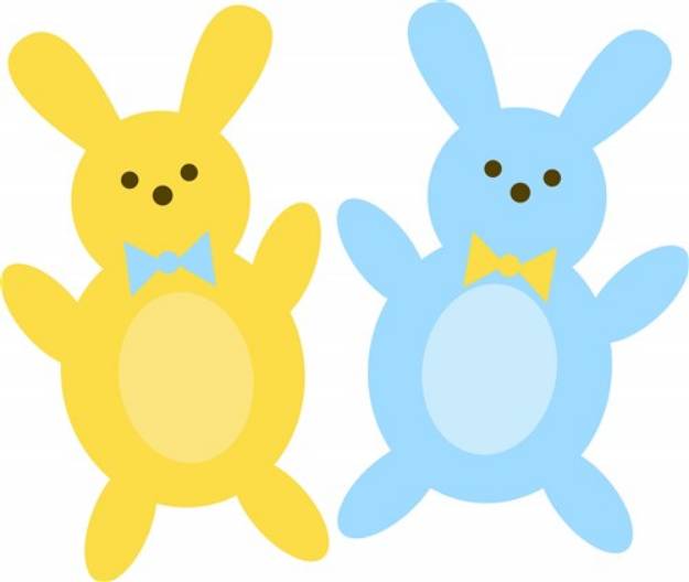 Picture of Bunny Peeps SVG File