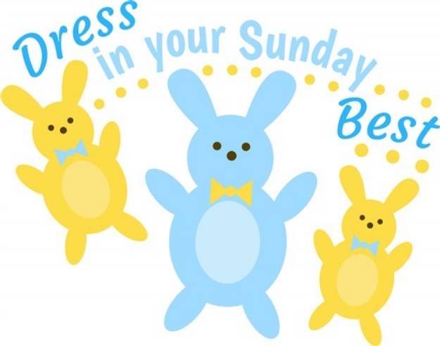 Picture of Your Sunday Best SVG File