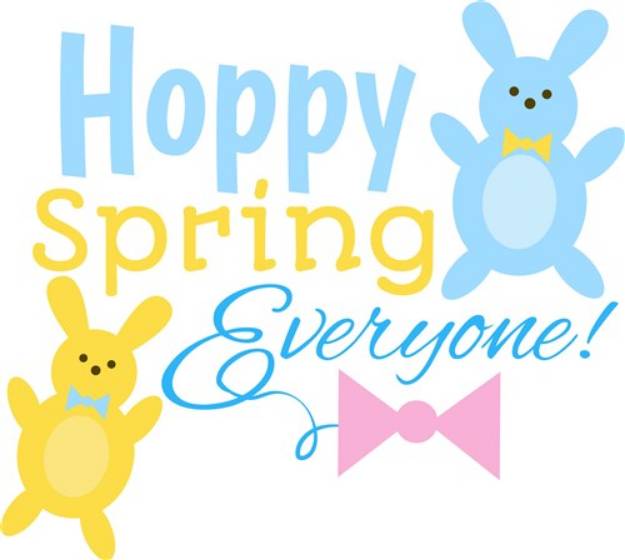 Picture of Hoppy Spring SVG File