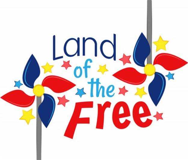 Picture of Land Of Free SVG File