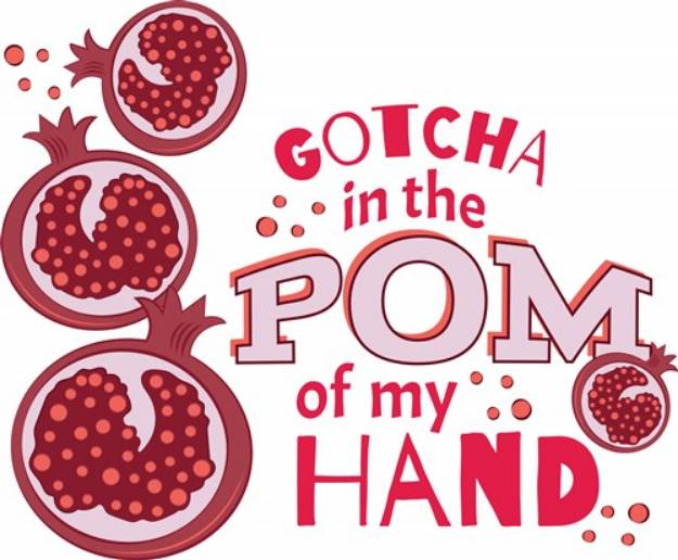 Picture of Pom Of My Hand SVG File