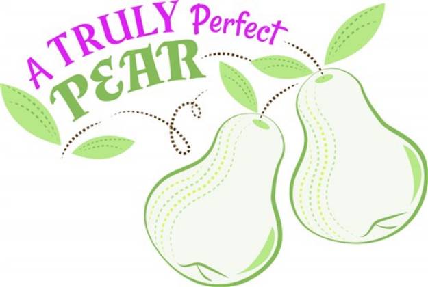 Picture of Perfect Pear SVG File
