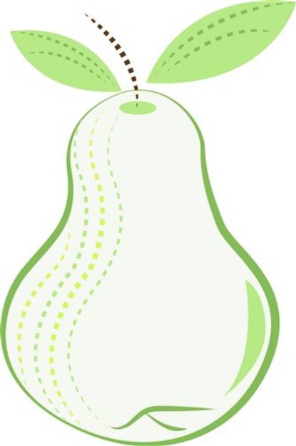 Picture of Ripple Pear SVG File